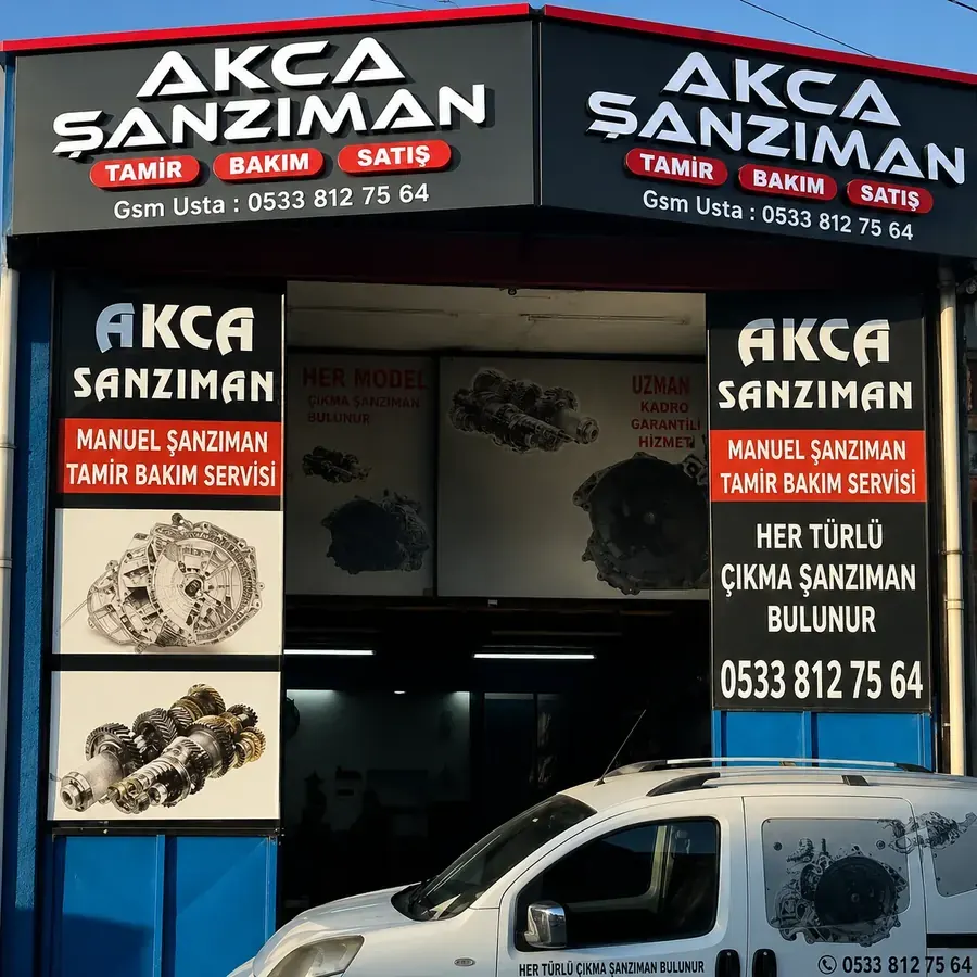 AKCA Şanzıman Fatih Oto Sanayi içindeki dükkan görünümü